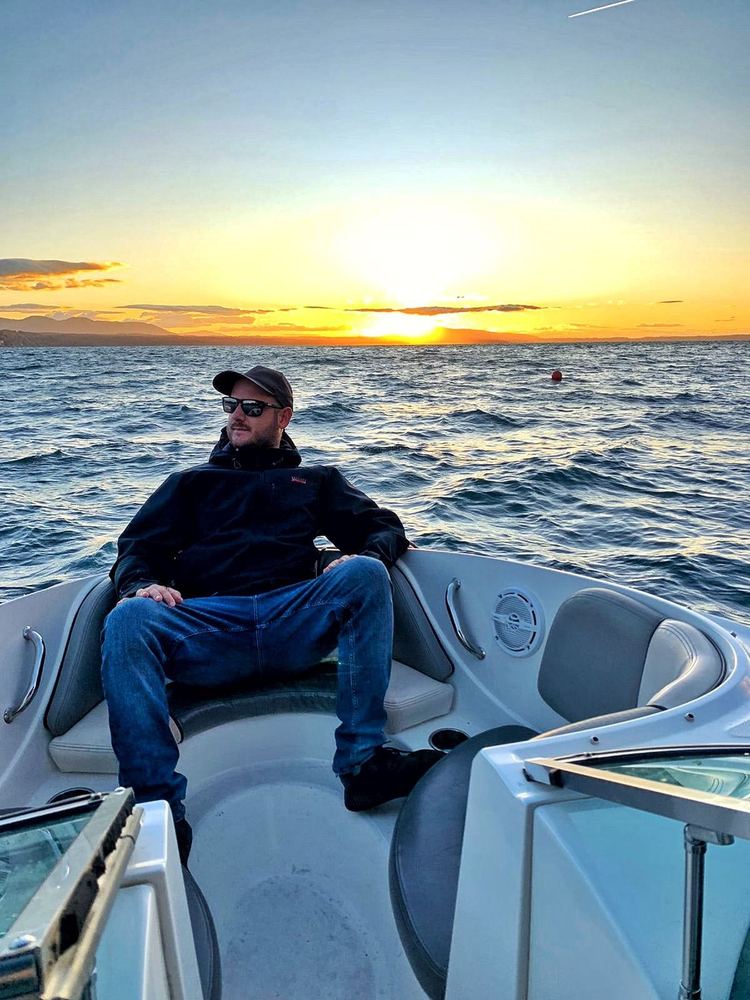 Atardecer en el lago